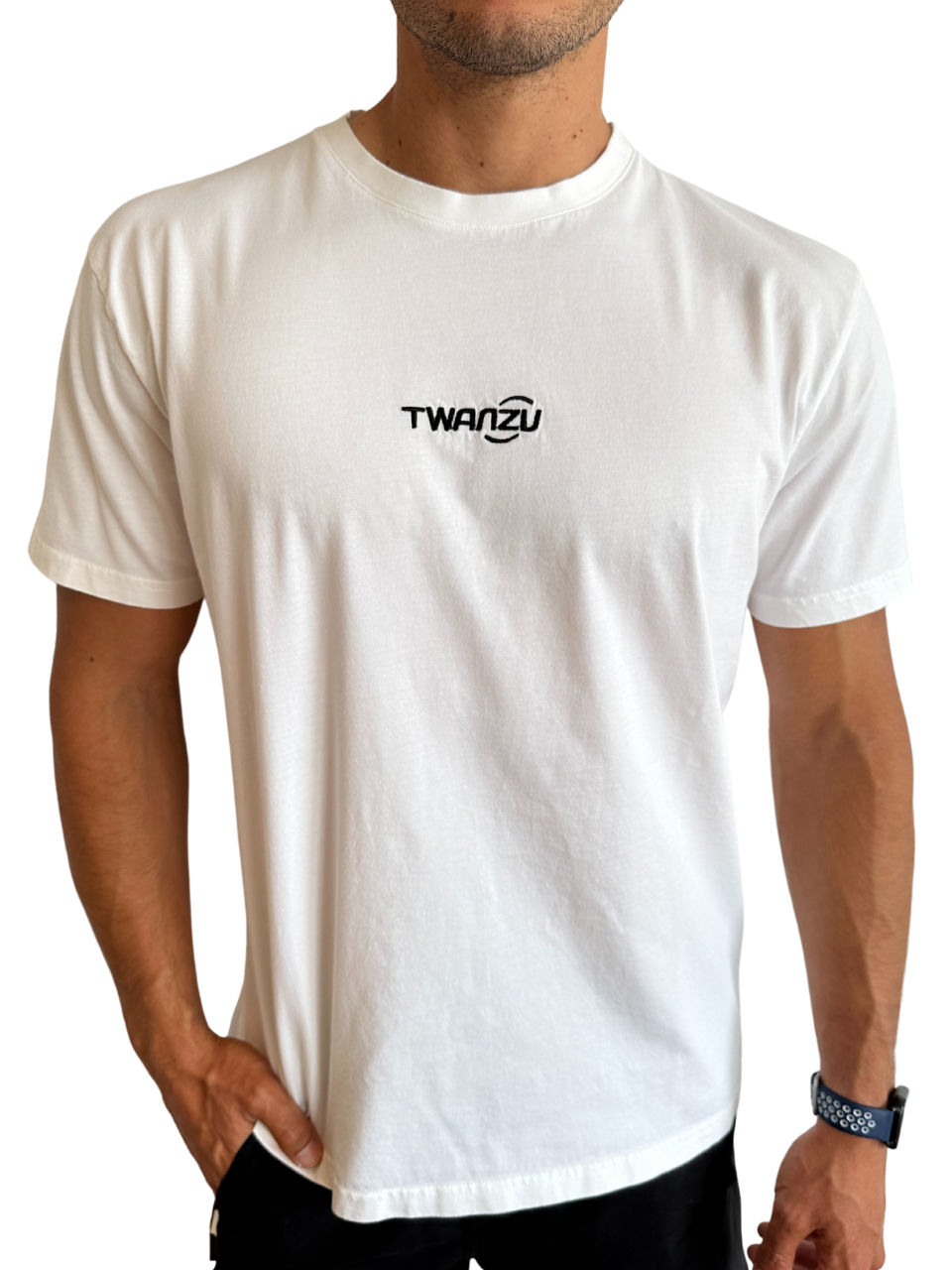 Camiseta Twanzu White - Algodón