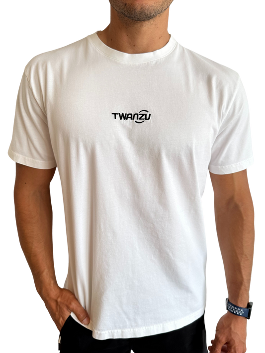 Camiseta Twanzu White - Algodón